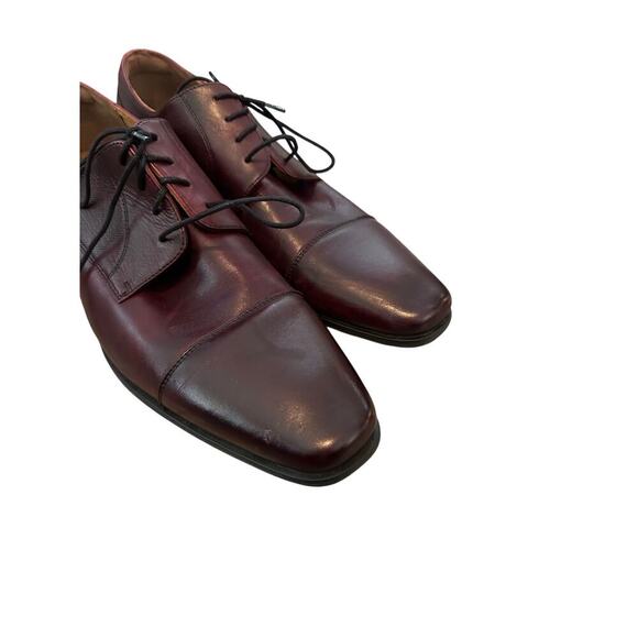 Florsheim Oxfords Shoes Cap Toe Lace-Up Leather Burgundy Size 13 main image 4